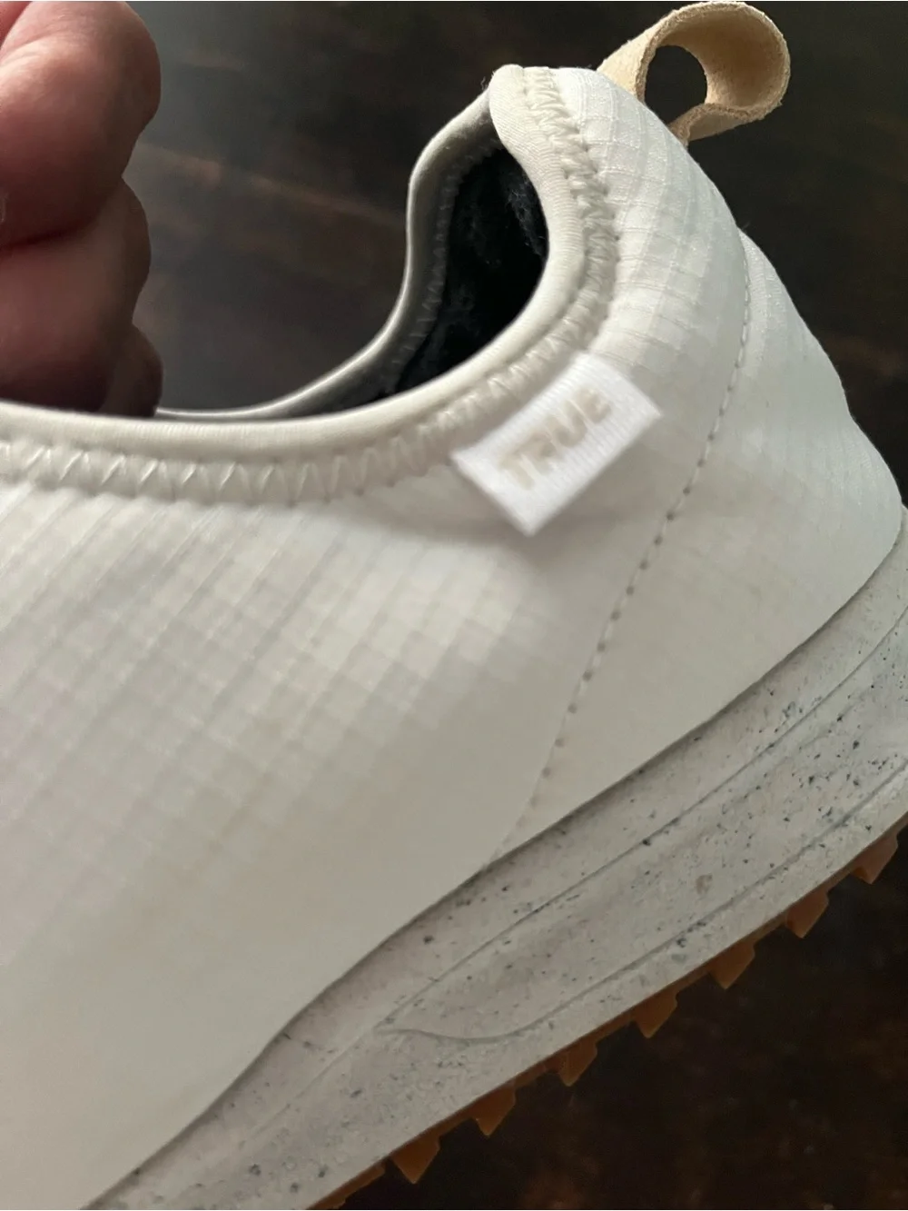 Men's Lightweight White Casual Sneaker by True
